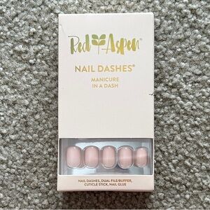 Red Aspen Nail Dashes - Pink